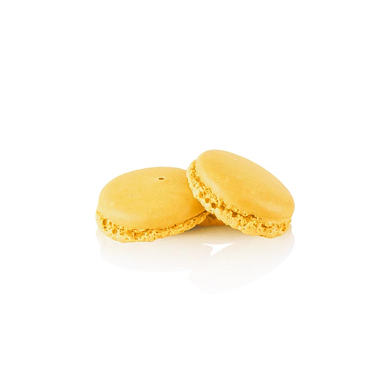 Macarons meitats grogues, sense farcir, Ø3,5cm - 921 g, 384 peces - Cartro