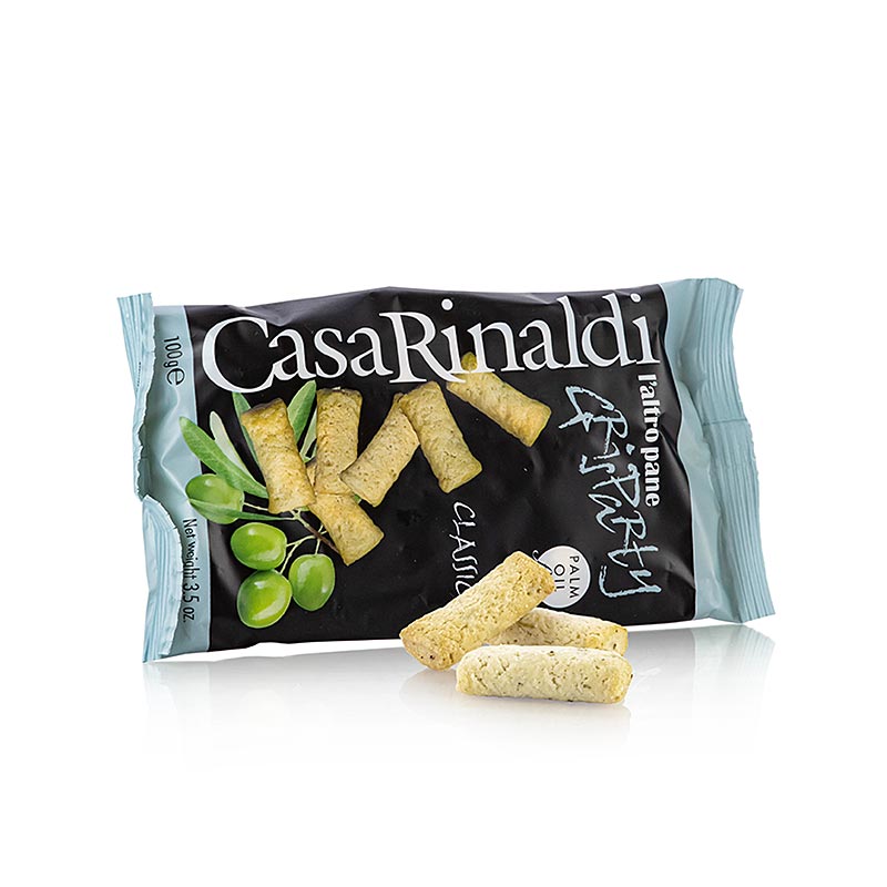 Grisparty - Mini Grissini-snacks med olivenolje, Casa Rinaldi - 100 g - bag