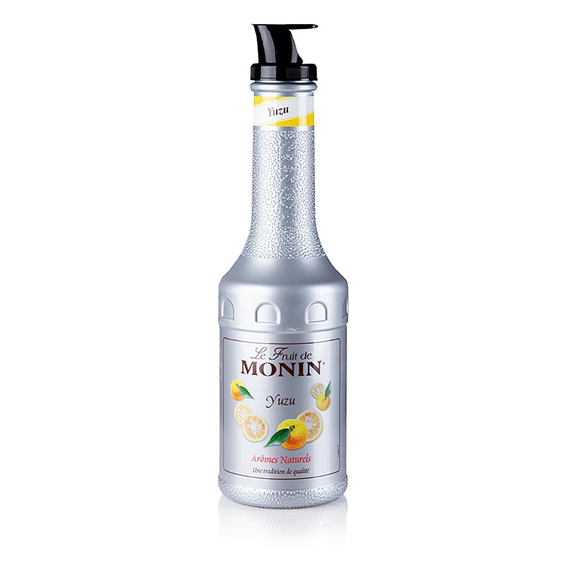 Pure buah Monin campurkan botol Yuzu dengan muncung - 1 liter - Botol