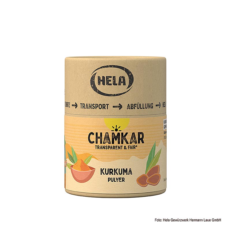 HELA Chamkar - Curcuma en polvo - 85g - caja de aromas