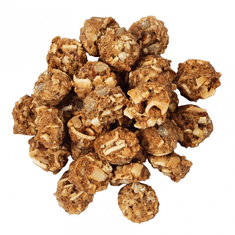 Coco Almond Granola Bites, ekologisk, glutenfri, kokosmandelgranola, glutenfri, ekologisk, generos - 300 g - packa