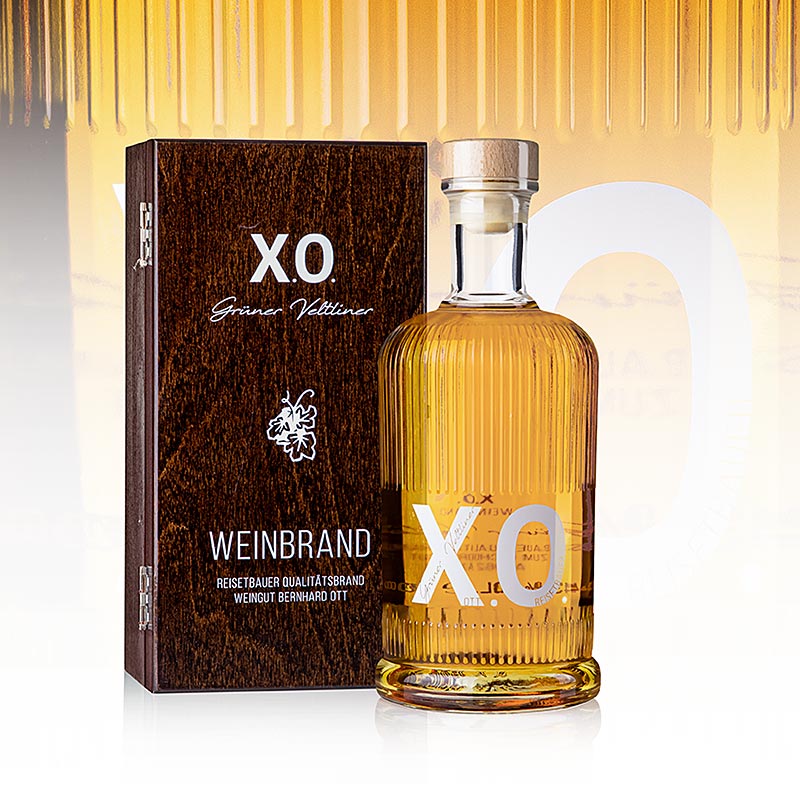 XO brandy Gruner Veltliner, 43 tilavuusprosenttia, Reisetbauer - 700 ml - Pullo