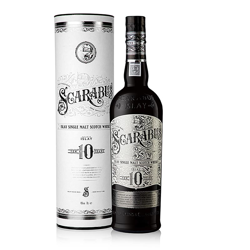 Single malt viski Scarabus 10 ara, 46% rummal, Islay Scotland, i GP - 700ml - Flaska