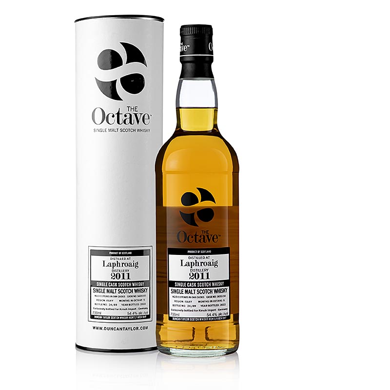 Whisky de malta unica Duncan Taylor Laphroaig 2011-2022 54,4% vol., Islay - 700ml - Botella