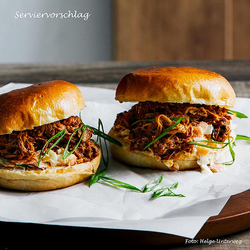 Omdefiniera pulled pork, vegansk pulled meat - 1 kg - vaska