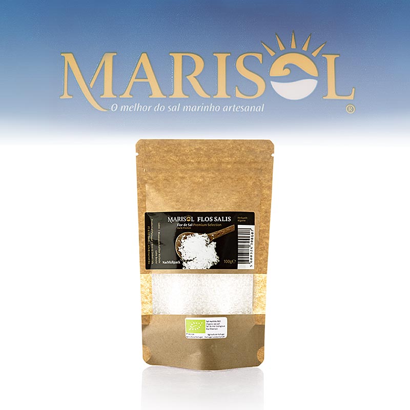 Marisol® Flor de Sal - Saltblomsten, pafyllingspakke for keramikksett, oekologisk - 100 g - bag