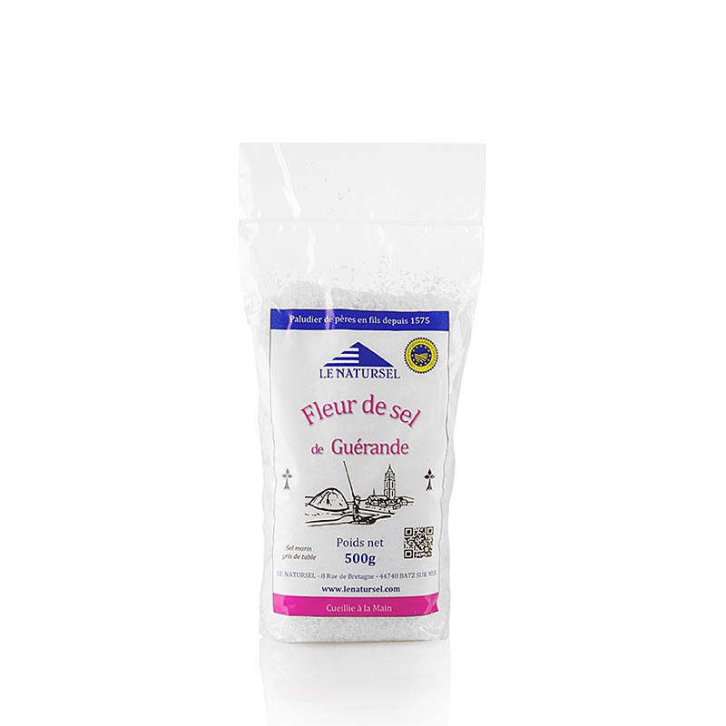 Fleur de Sel, de Guerande (Franca), IGP - 500g - bolsa