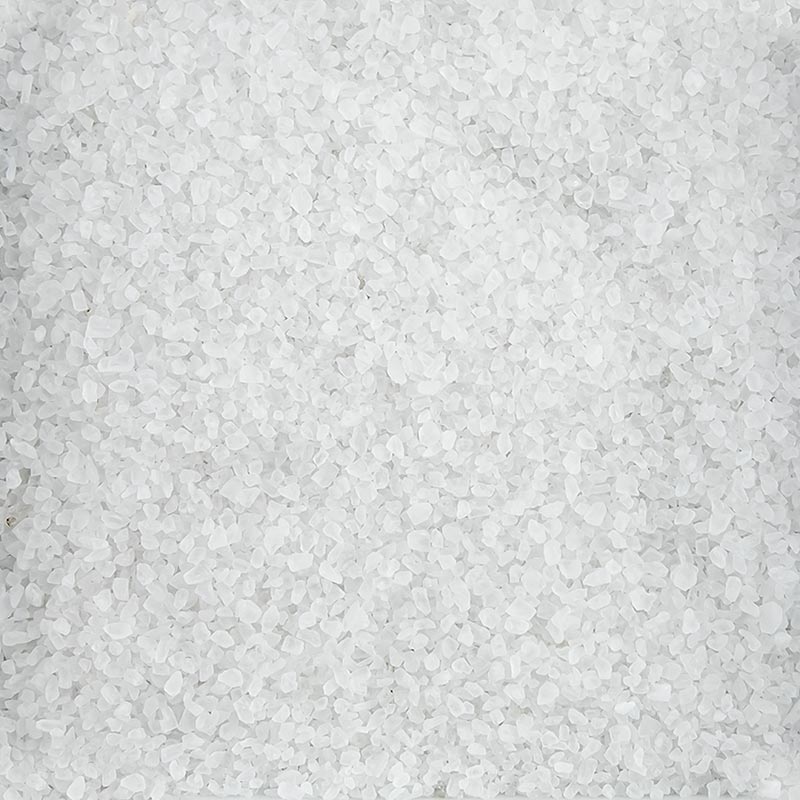 Tyskt hagel / kringla stensalt, naturligt, 0,8 mm - 2,3 mm - 1 kg - vaska