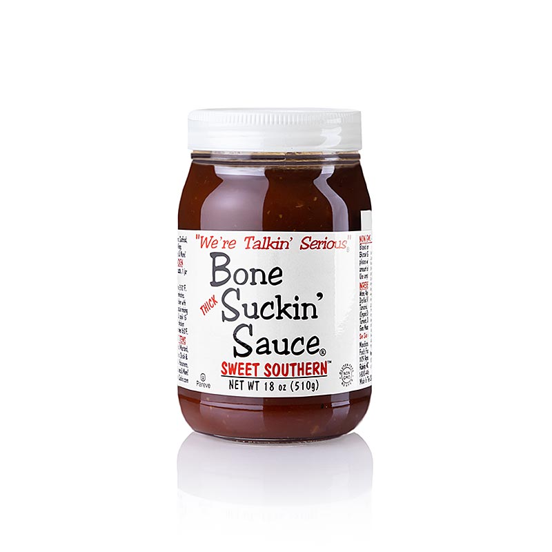 Bone Suckin Sauce Sweet Southern THICKER Style, Fordin ruoka - 420 ml - Lasi