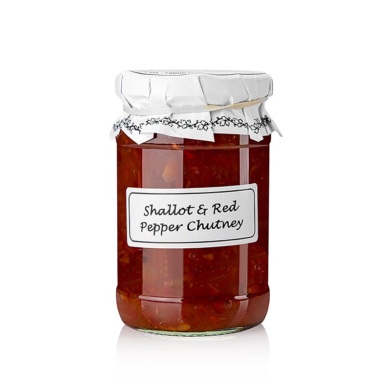 Chutney de chalota y pimiento rojo, con chalota y pimiento - 300g - Vaso