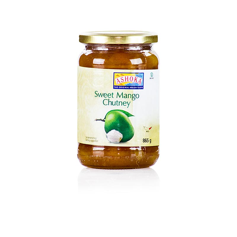 Chutney di mango, dolce, Ashoka - 865 g - Bicchiere