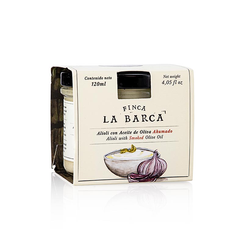 Reykt olifuolia aioli, Finca La Barca - 120ml - Gler