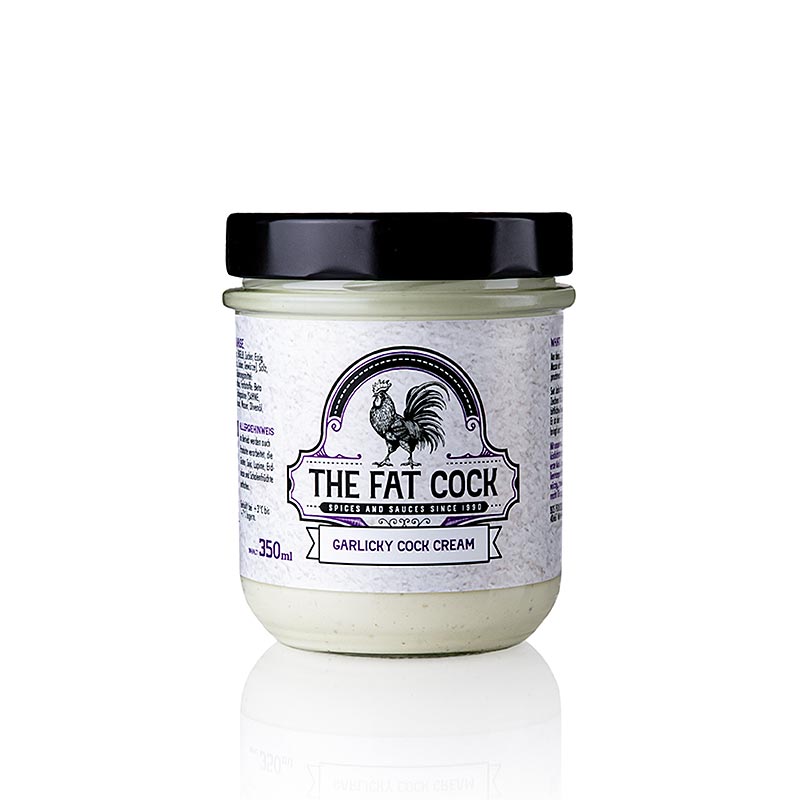 The Fat Cock - Crema para polla con ajo - 350ml - Vaso