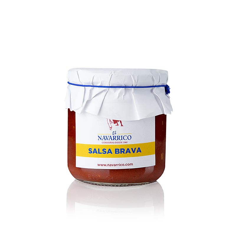 Salsa Brava, kryddig tomatsas, El Navarrico - 315g - Glas