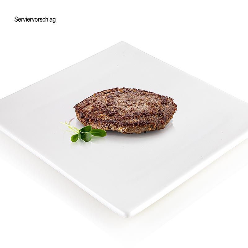 Hamburgueres, vitela pastada, calibre - 360g, 2x180g - vacuo