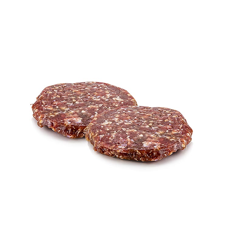 Hamburgueres, vitela pastada, calibre - 360g, 2x180g - vacuo