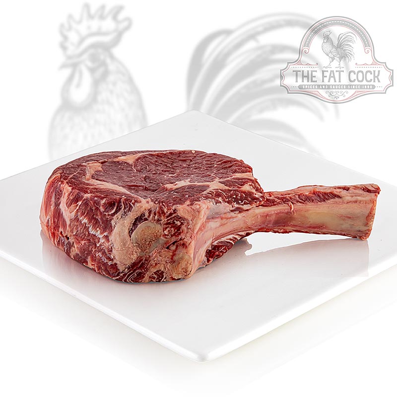 The Fat Cock - Bife Tomahawk da novilha, Alemanha - aproximadamente 900g - vacuo