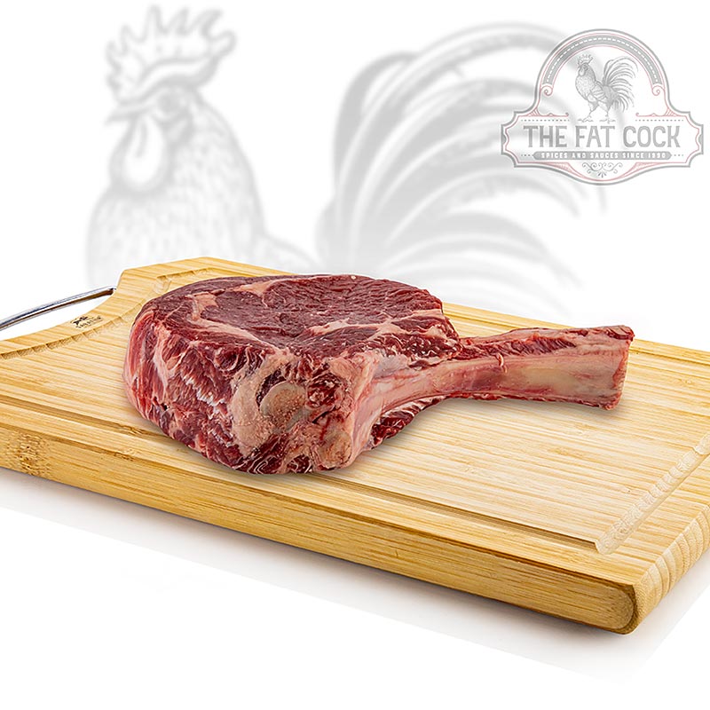 The Fat Cock - Bife Tomahawk da novilha, Alemanha - aproximadamente 900g - vacuo