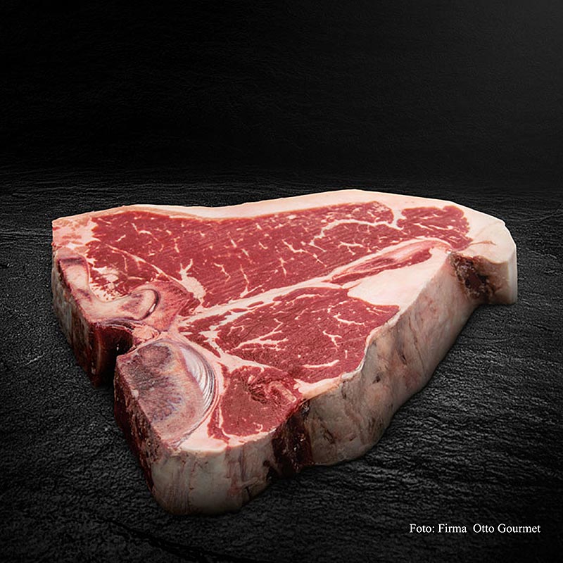 Bistecca di manzo americana Porterhouse, Otto Gourmet - circa 800 gr - vuoto