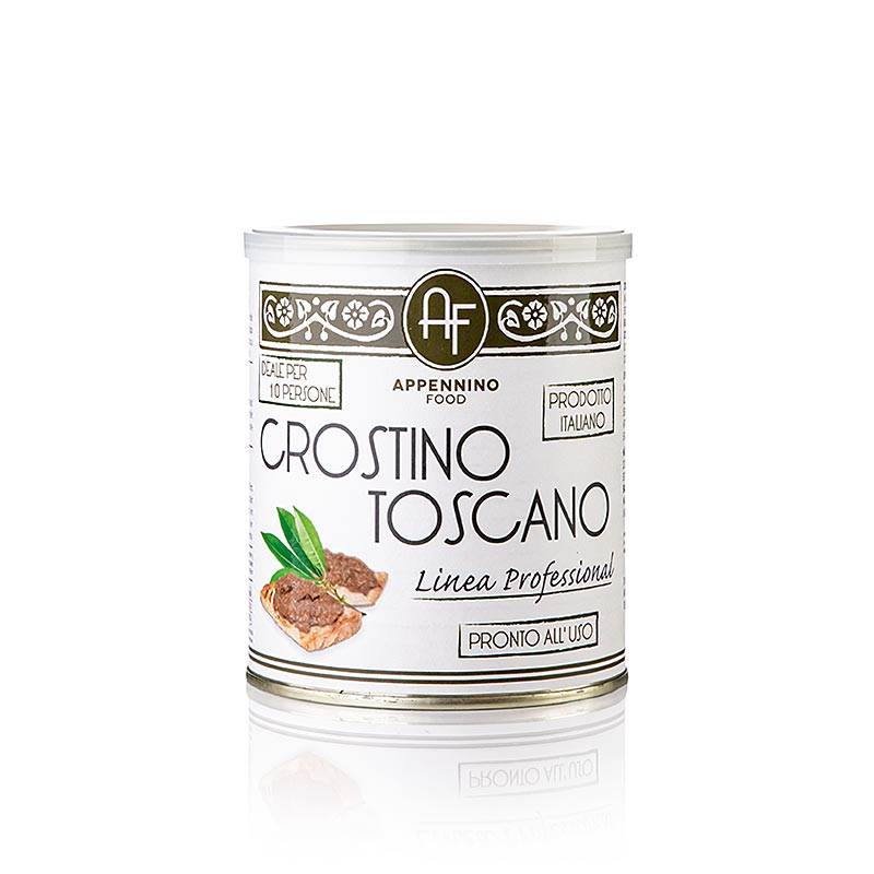 Crostino Toscano - pate di fegatini, Appennino - 800 g - Bicchiere