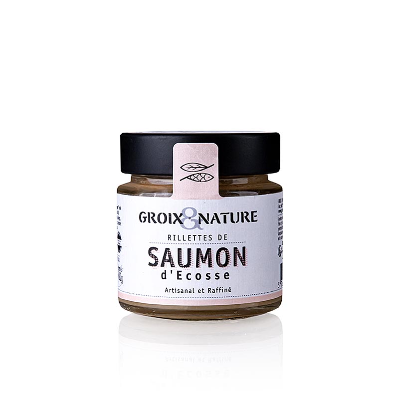 Lax Rillettes, Groix och Nature - 100 g - Glas