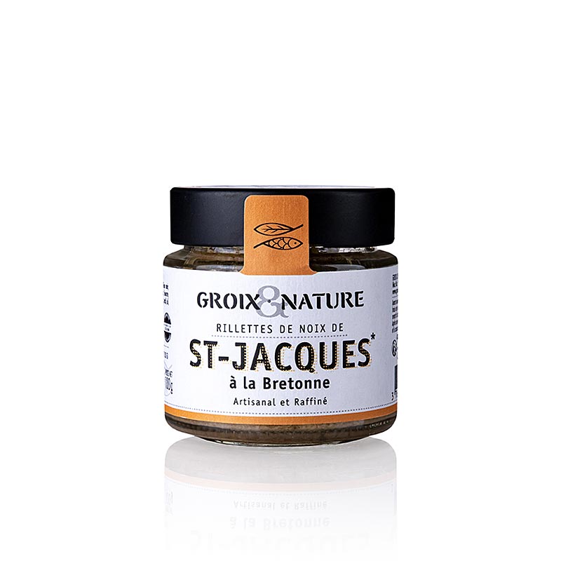 Rilettes de Vieiras (St. Jacques), Groix e Natureza - 100g - Vidro