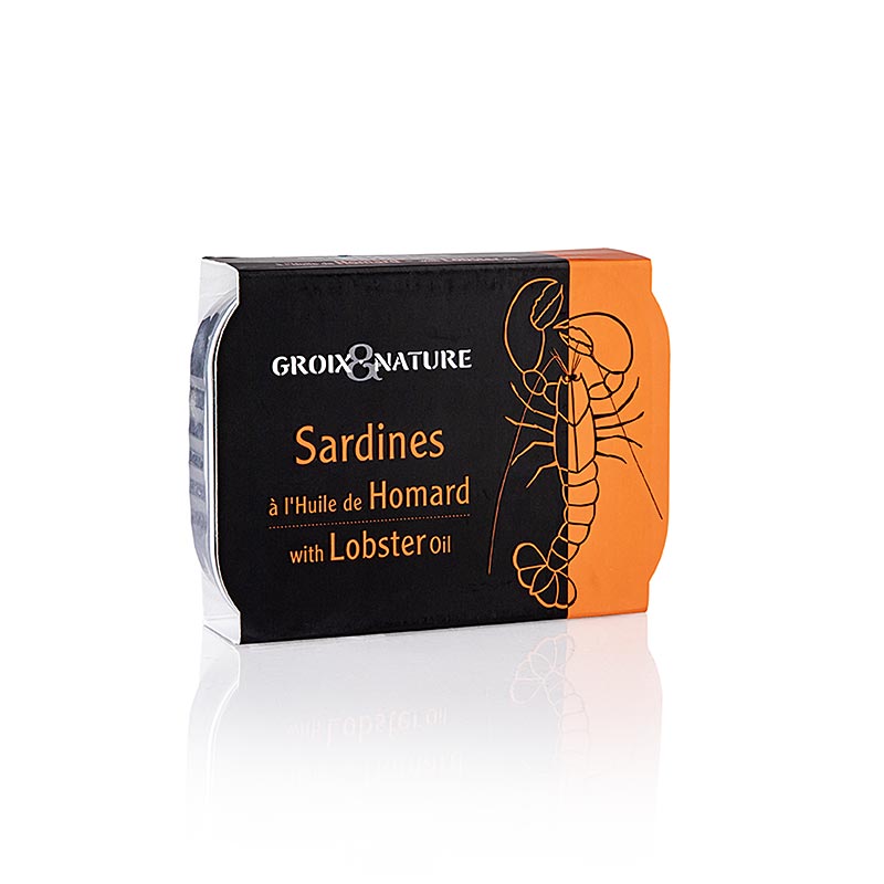 Sardinhas em oleo de lagosta, Groix e Nature - 115g - pode