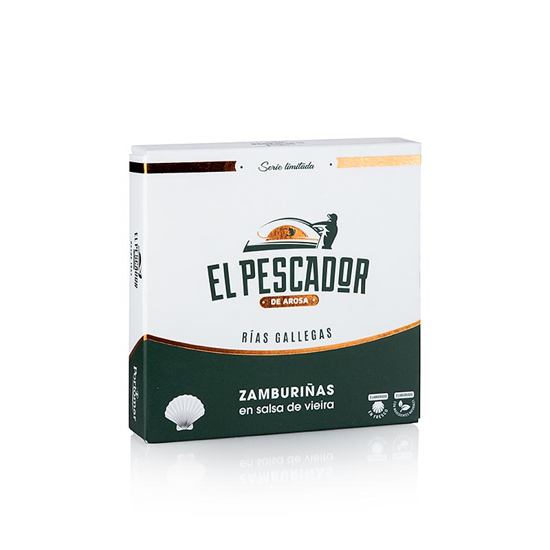 Vieiras, ao molho galego, El Pescador - 111g - pode