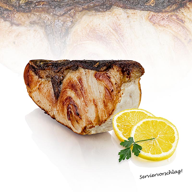 Filet d`esturio de granja (Acipenser transmontanus), amb pell - 3,5 kg aprox - buit