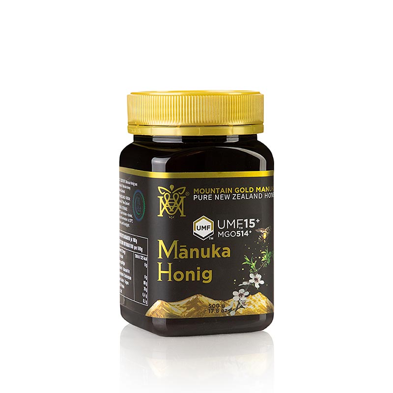 Mel de Manuka, certificada UMF, 15+, MGM Nova Zelanda - 500 g - Pe pot