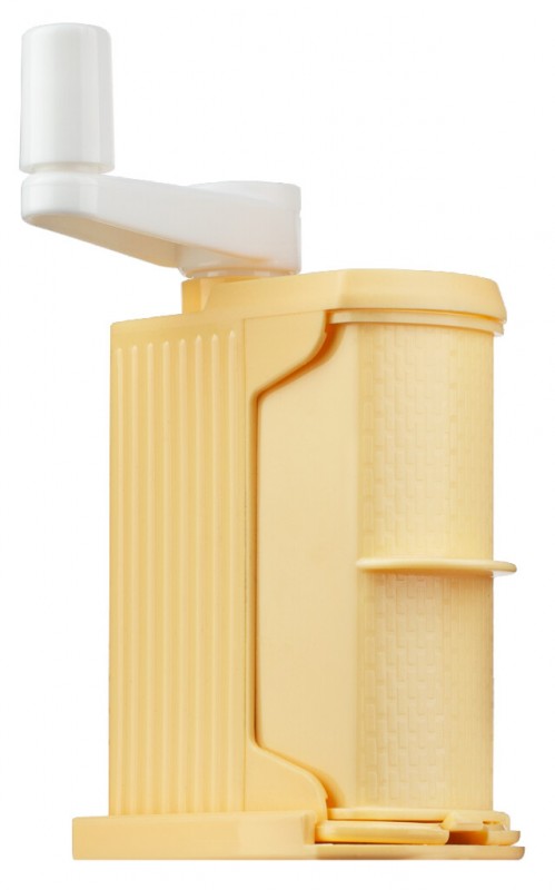 Moinho de parmesao, plastico, amarelo, Moinho de parmesao, Rigamonti - 10x5x16cm - Pedaco