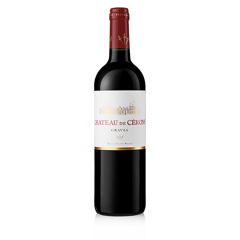 2020 Vino rosso Graves, secco, 14,5% vol., Chateau de Cerons - 750ml - Bottiglia