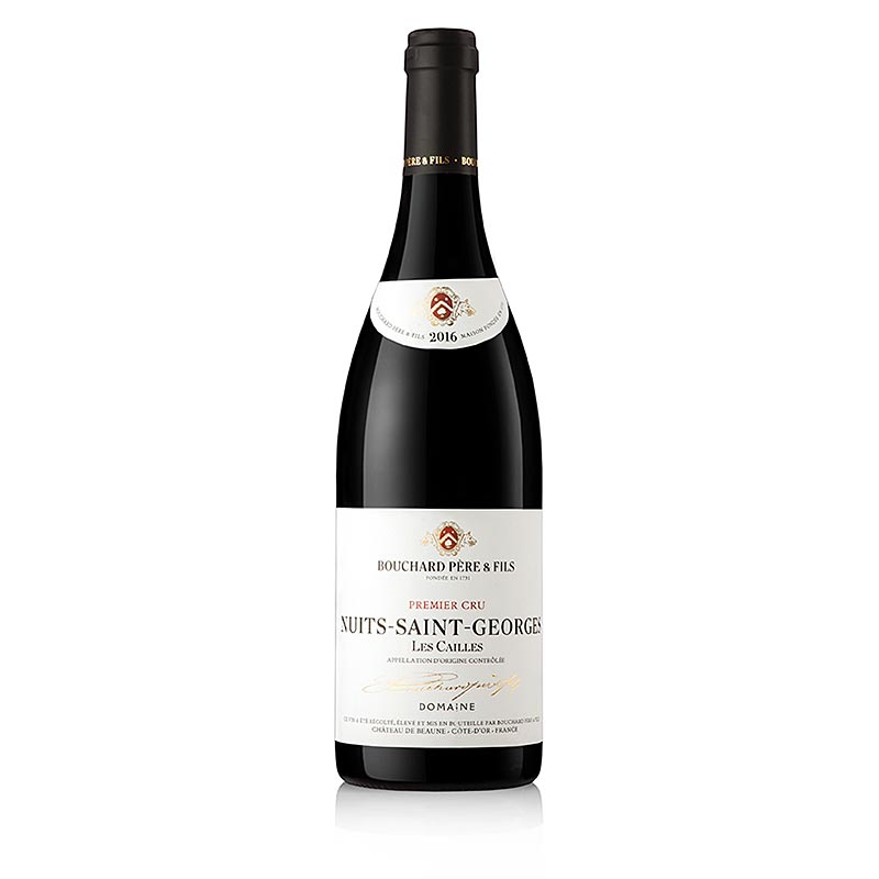 2018 Nuits-St.-Georges 1st Cru Les Cailles, kuiva, 13,5 tilavuusprosenttia, Bouchard - 750 ml - Pullo