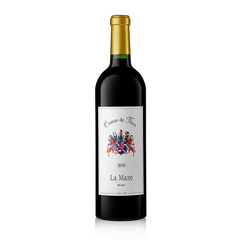 2010 La Maze, kering, 14,5% vol., Comte de Thun - 750ml - Botol