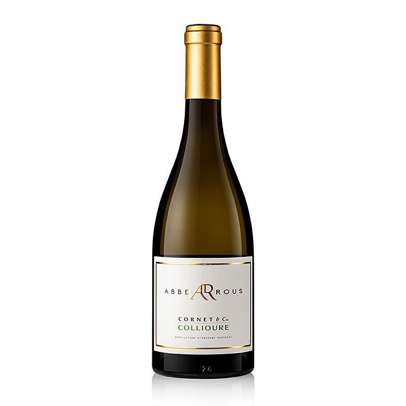 2021 Mas Cornet Collioure branco, seco, % vol., Abbe Rous - 750ml - Garrafa