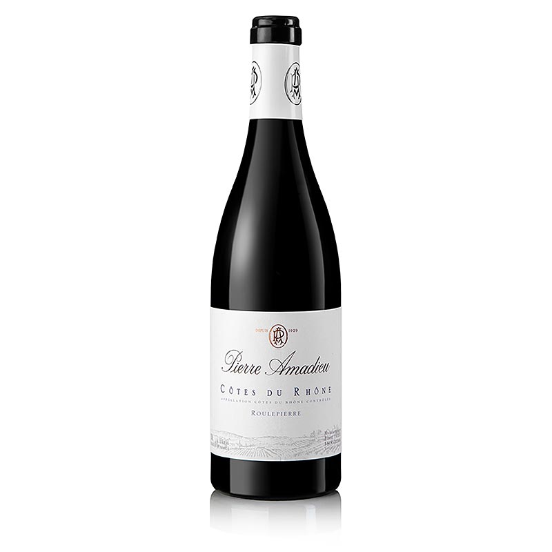 2020 Cotes du Rhone Roulepierre, torr, 14% vol., Amadieu - 750 ml - Flaska