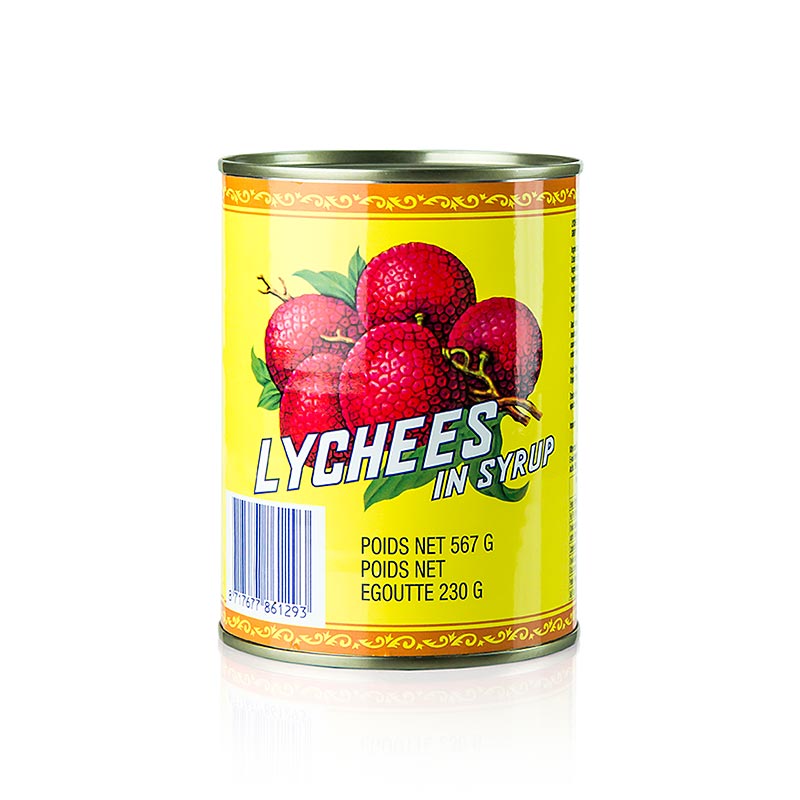 Lychees, sykradh - 540g - dos