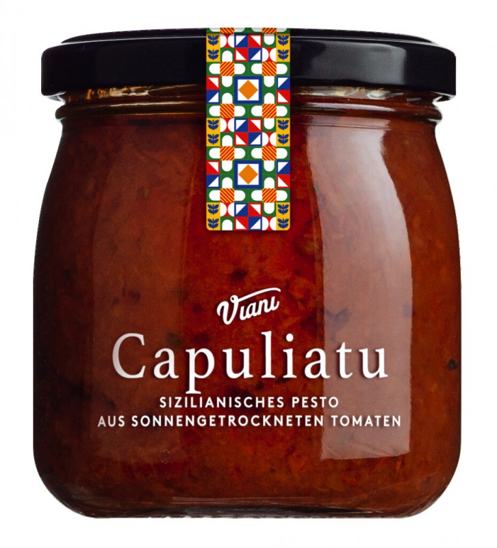 Capuliato, pesto con tomates secos y perejil, Viani - 190g - Vaso