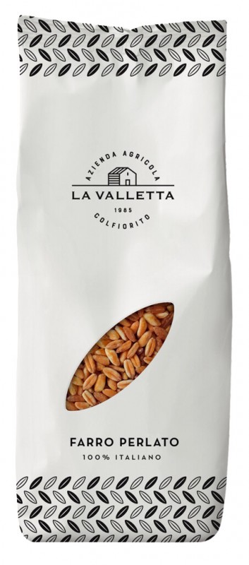 Farro Perlato, Espelta Perolada, La Valletta - 400g - pacote