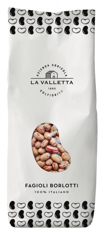 Fagioli Borlotti, judias Borlotti, La Valeta - 400g - embalar