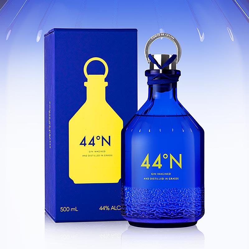 Comte de Grasse Gin, 44° N, 44% vol. - 500 ml - Bottiglia