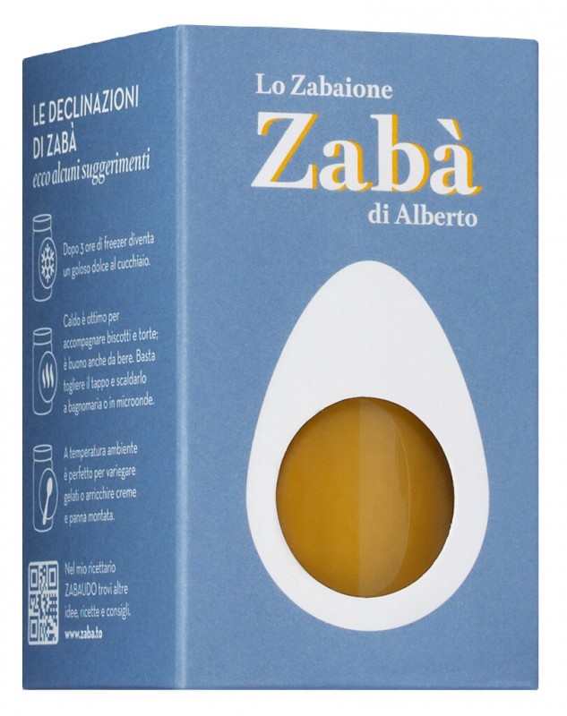 Zaba Classico, creme zabajone com Marsala, Alberto Marchetti - 200g - Vidro