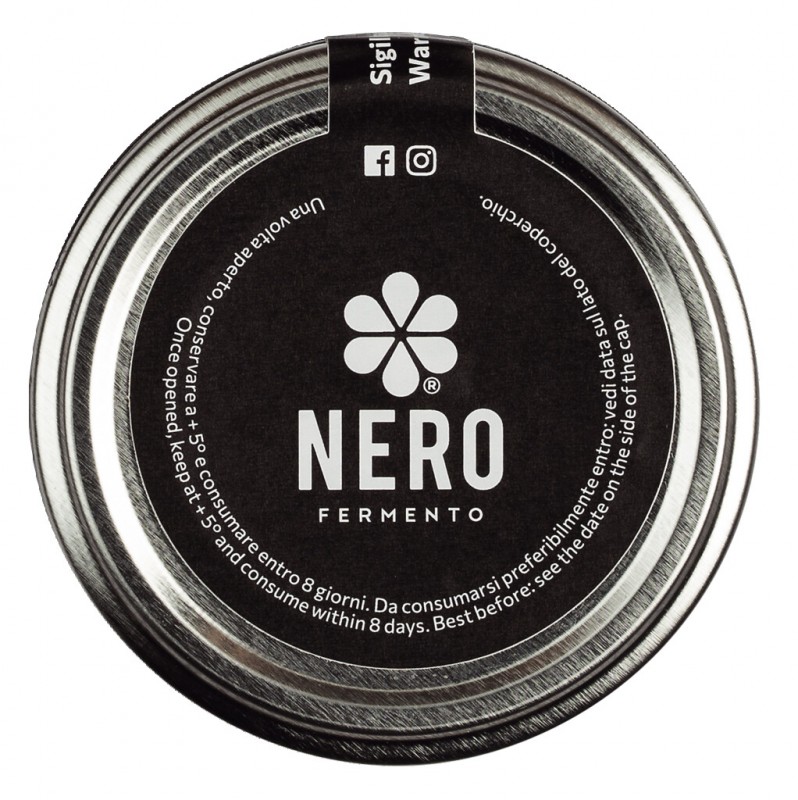 Crema di Nero di Voghiera, crema de ajo negro, NeroFermento - 70g - Vaso