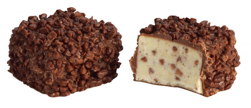 Cubotto Chocoviar Stracciatella, praline de xocolata amb llet amb farciment de stracciatella, Venchi - 1.000 g - kg