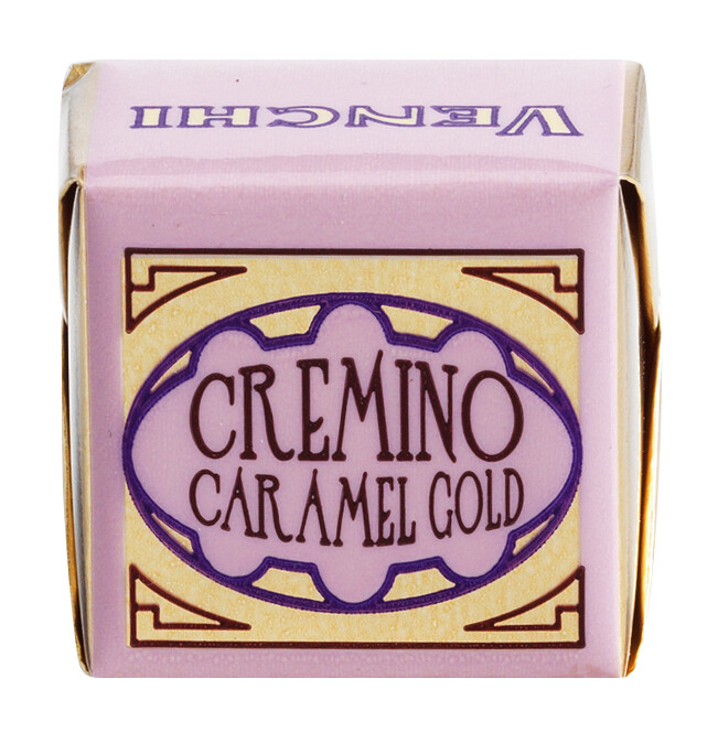 Cremino Gold Caramel, praline em camadas feito de creme de caramelo de amendoa, Venchi - 1.000g - kg