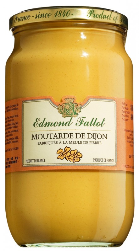 Moutarde de Dijon, musztardowa klasyka Dijon, Fallot - 850g - Szk?o