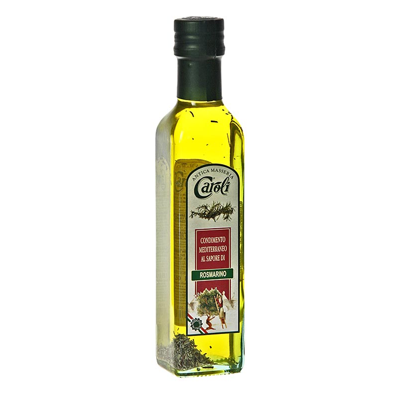 Ulei de masline extravirgin, Caroli aromat cu rozmarin - 250 ml - Sticla