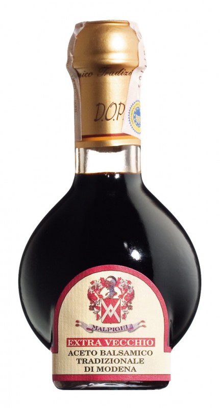 Aceto Balsamico Tradizionale DOP / CHOP, Extravecchio, 25 rokov, darcekova krabicka, Malpighi - 100 ml - Flasa