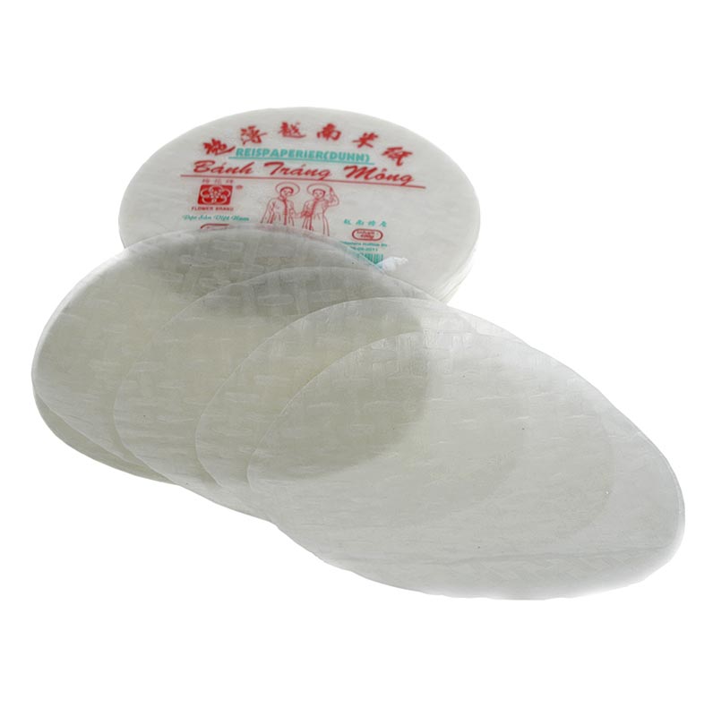 Papier ryzowy maly, Ø 16cm - 500g, 50 arkuszy - torba