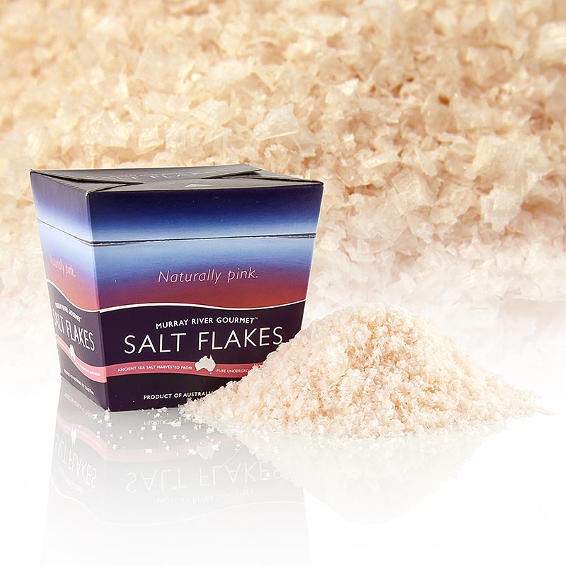 Murray River Salt - Pink Salt Flakes, ruzicaste slane pahuljice, iz Australije - 250 g - kutija